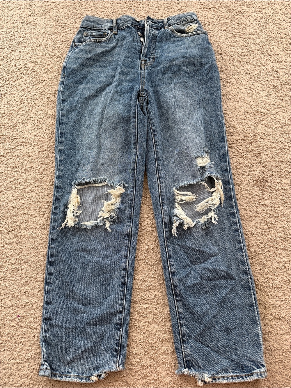 Distressed High-Waist Women’s Jeans - PacSun